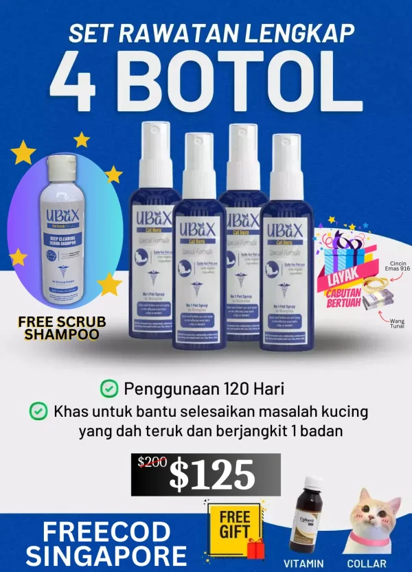 SET RAWATAN LENGKAP 4 BOTOL